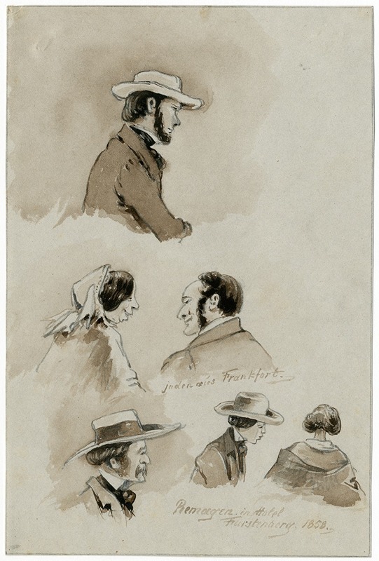 Duitse typen, waaronder Joden — Pieter van Loon