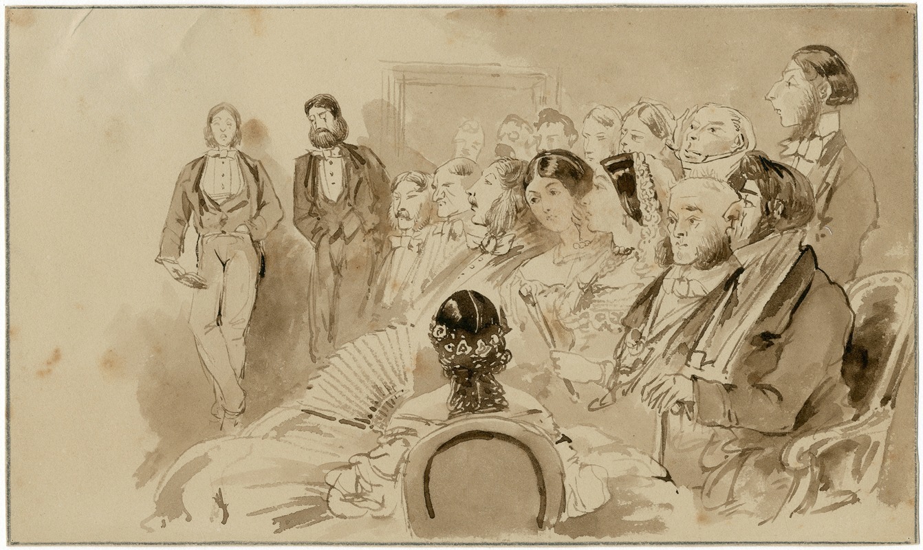 Het publiek bij een theatervoorstelling — Pieter van Loon