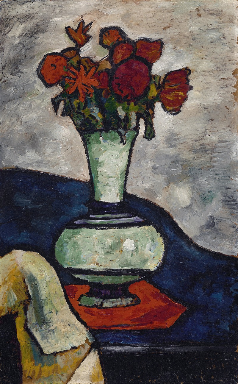 Wilting Flowers by August Macke, 1910 — digital art print download