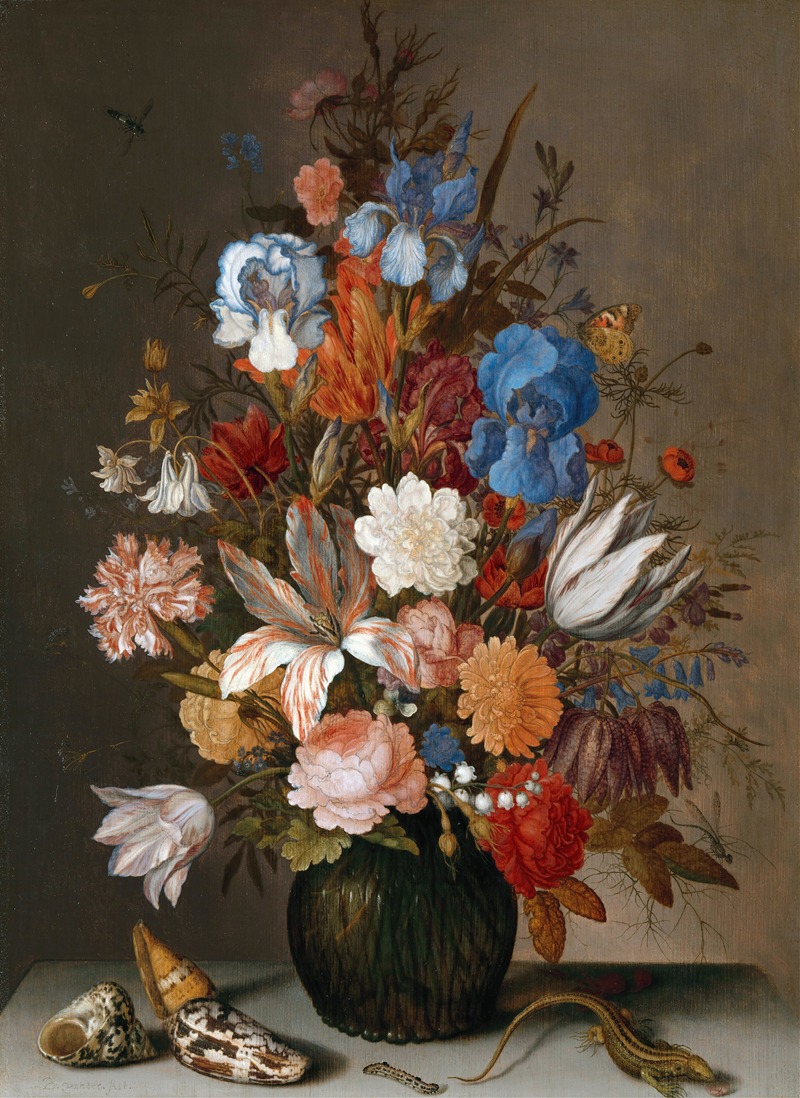 Still Life with Flowers by Balthasar van der Ast — digital art print download