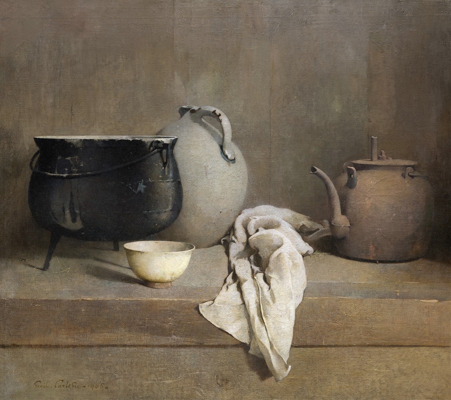 Study in Grey by Emil Carlsen, 1906 — digital art print download