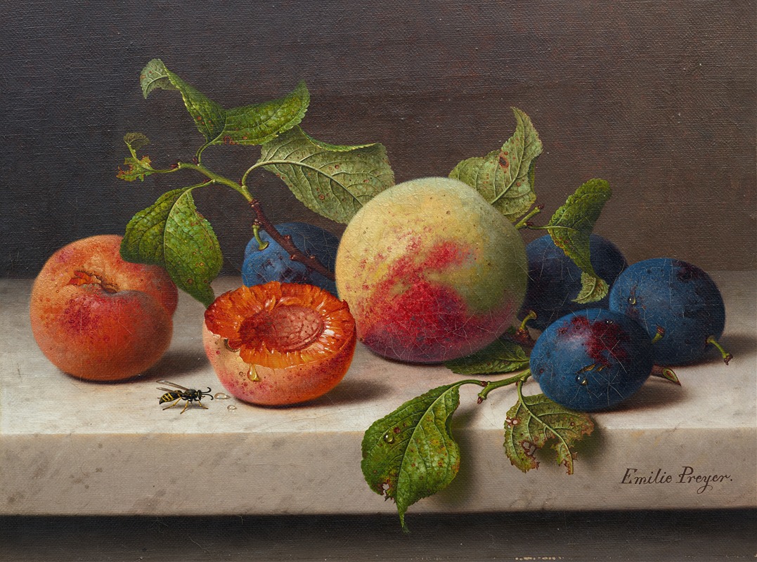 Still-life with Fruit by Emilie Preyer — digital art print download