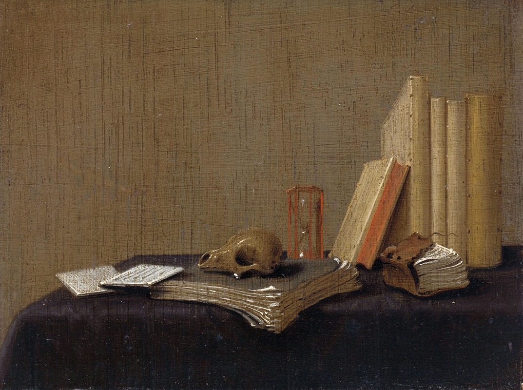 Vanitas Still Life by Геррит ван Вухт, 1658 - 1697 — digital art print download