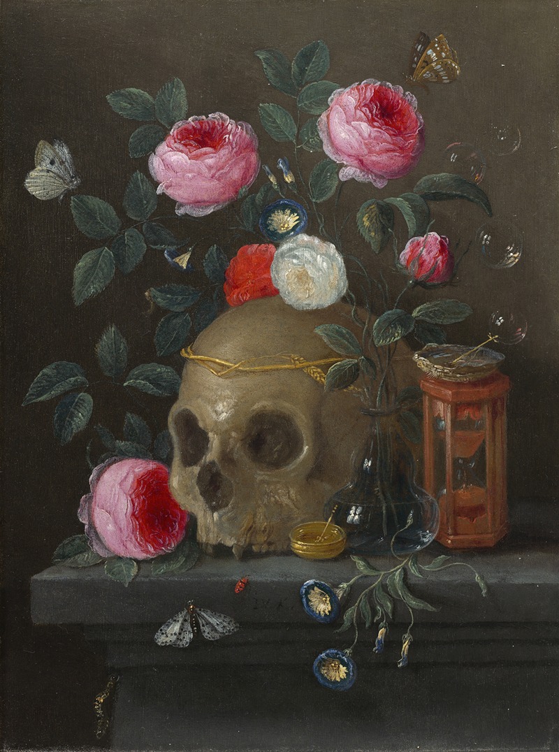 Vanitas Still Life by Ян Ван Кессель Старший — digital art print download