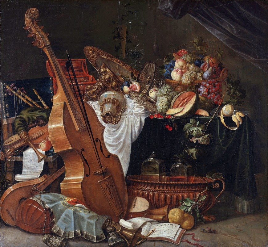 Still Life by Johann Friedrich Grueber, 1662 - 1681 — digital art print download