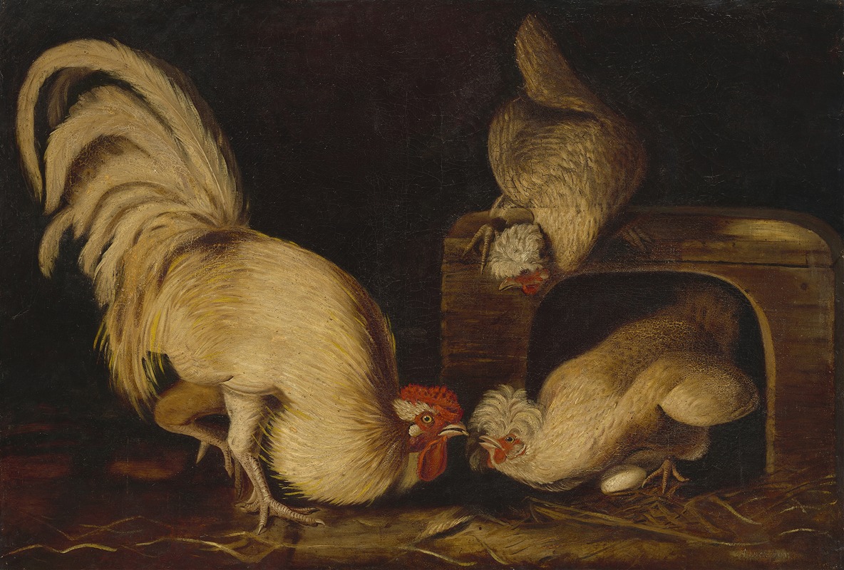 Farmyard Fowls by John James Audubon, c. 1827 — digital art print download