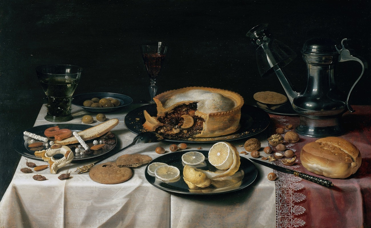Still Life by Pieter Claesz, 1625 — digital art print download