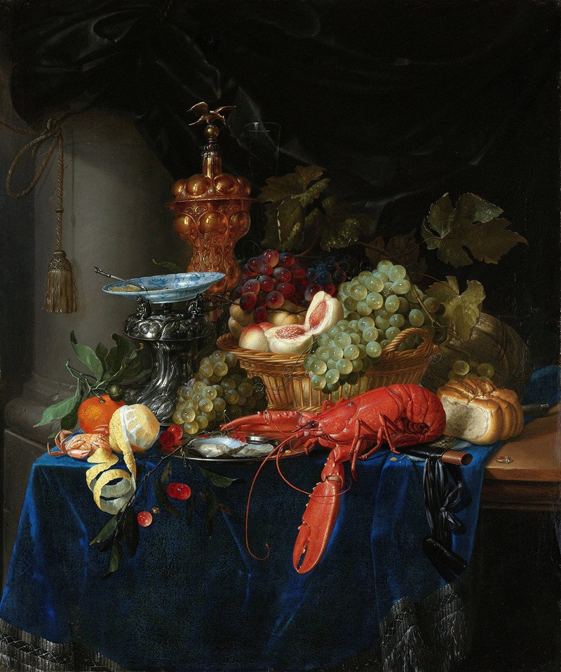 Still Life with Golden Goblet by Pieter de Ring, 1640 - 1660 — digital art print download