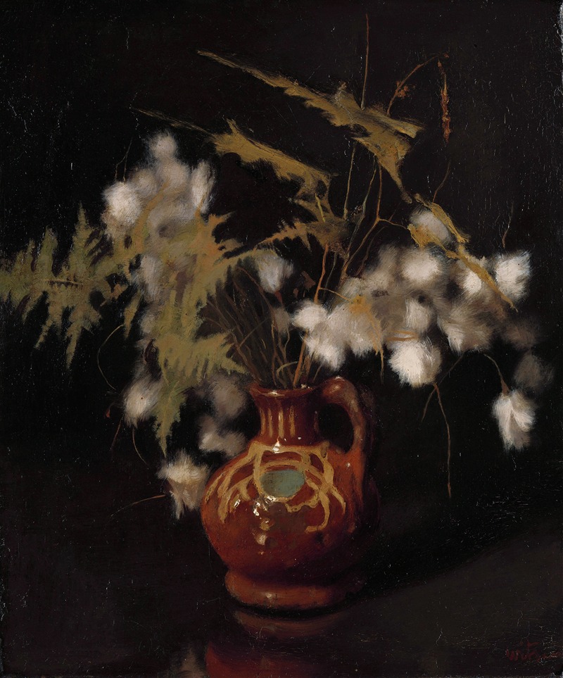 Fluffy Flowers in a Jug by Виллем Витсен, 1885 - 1922 — digital art print download