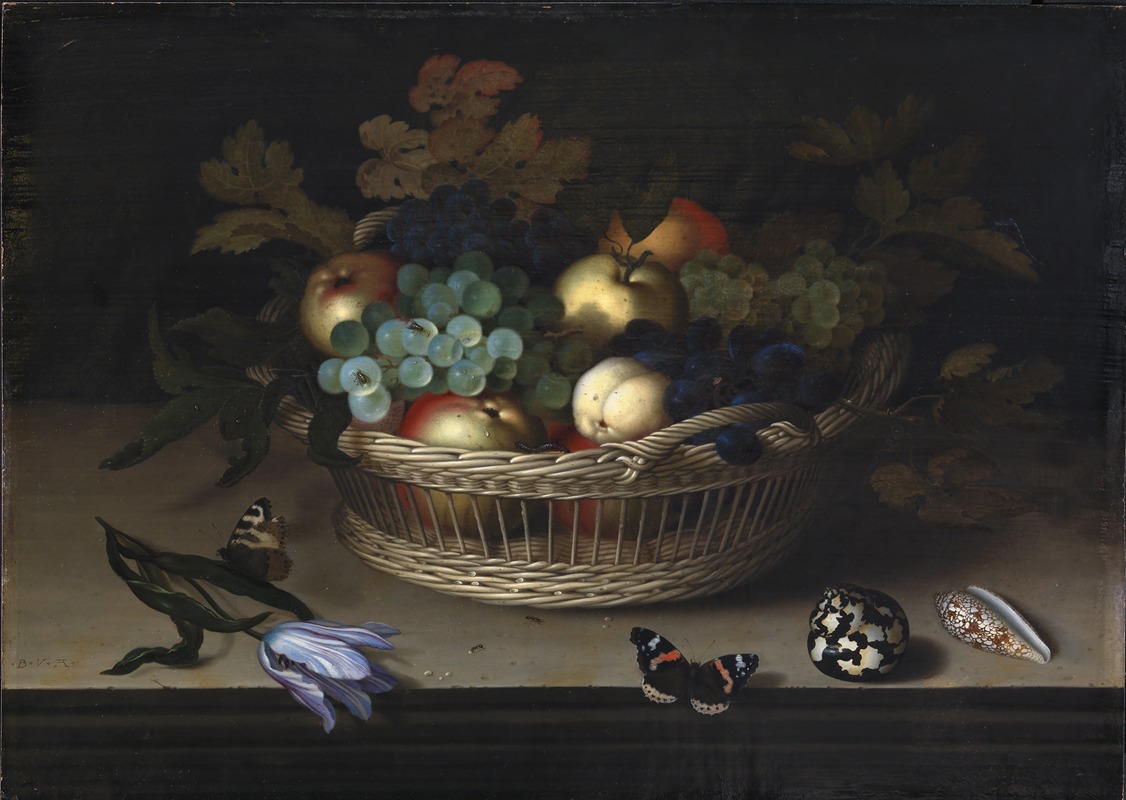 Still Life by Balthasar van der Ast, 1605 – 1657 — digital art print download