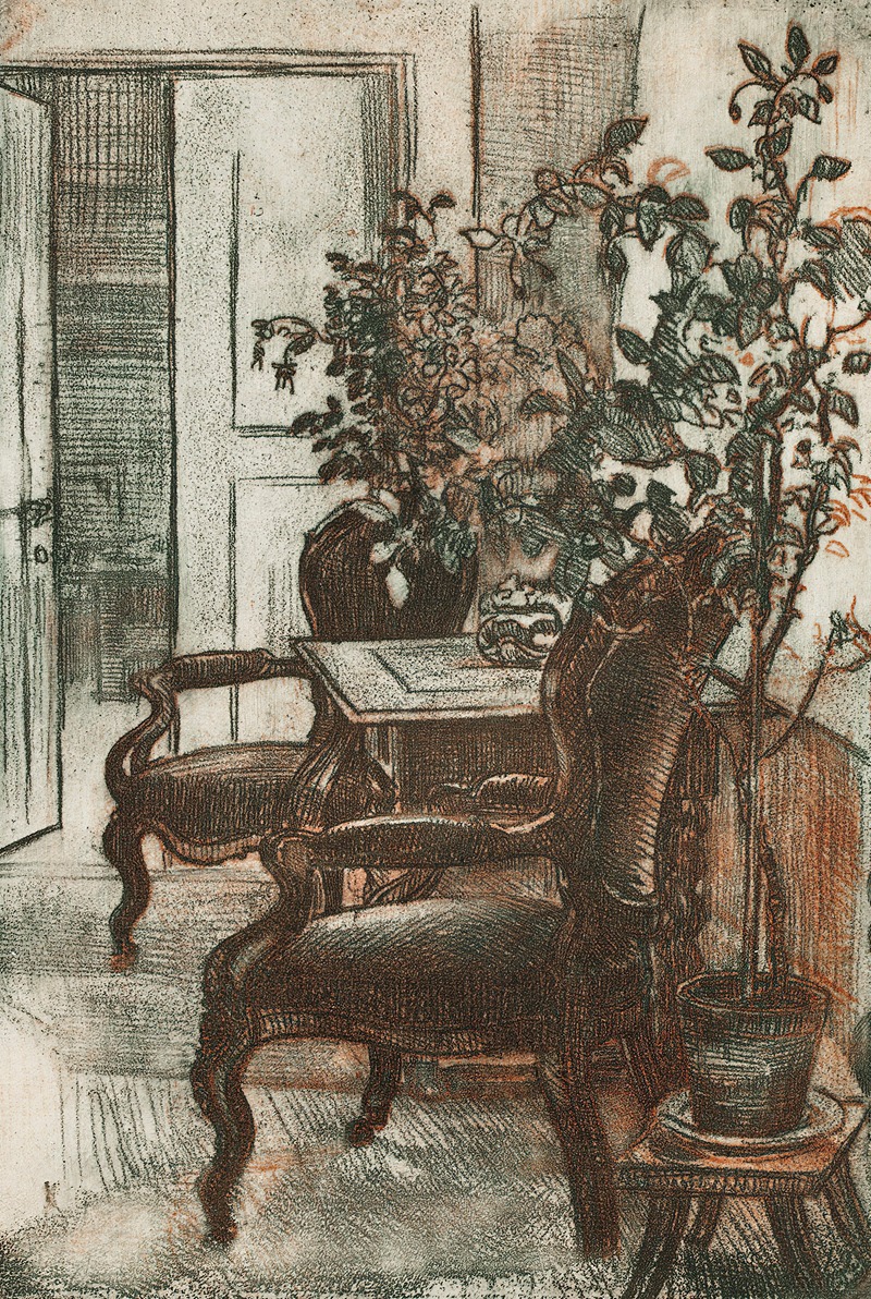 Interior Of Suviranta by Ээро Ярнефельт — digital art print download