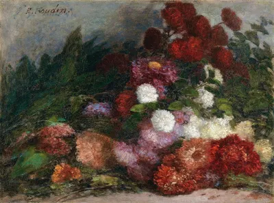 Flower Bunch by Eugène Boudin — digital art print download