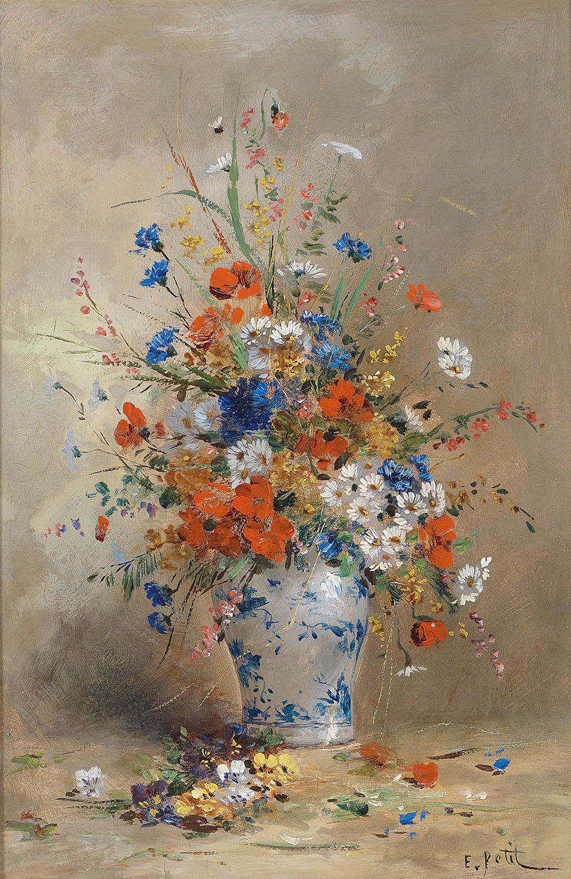 Blumenstillleben by Eugene Petit — digital art print download