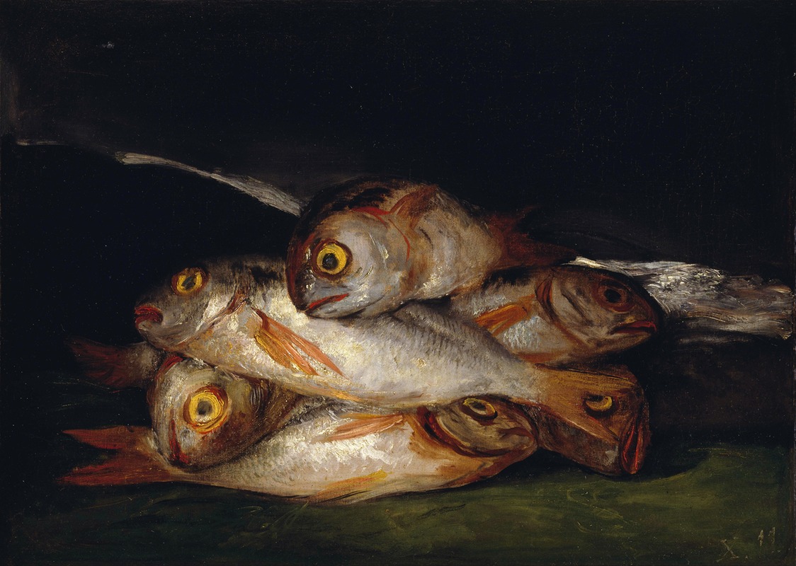 Still Life With Golden Bream by Франсиско де Гойя — digital art print download