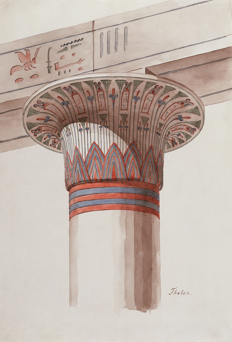A Capital From Thebes — Friedrich Maximilian Hessemer