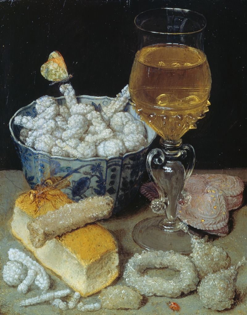 Still Life With Bread And Sweetmeats — Georg Flegel