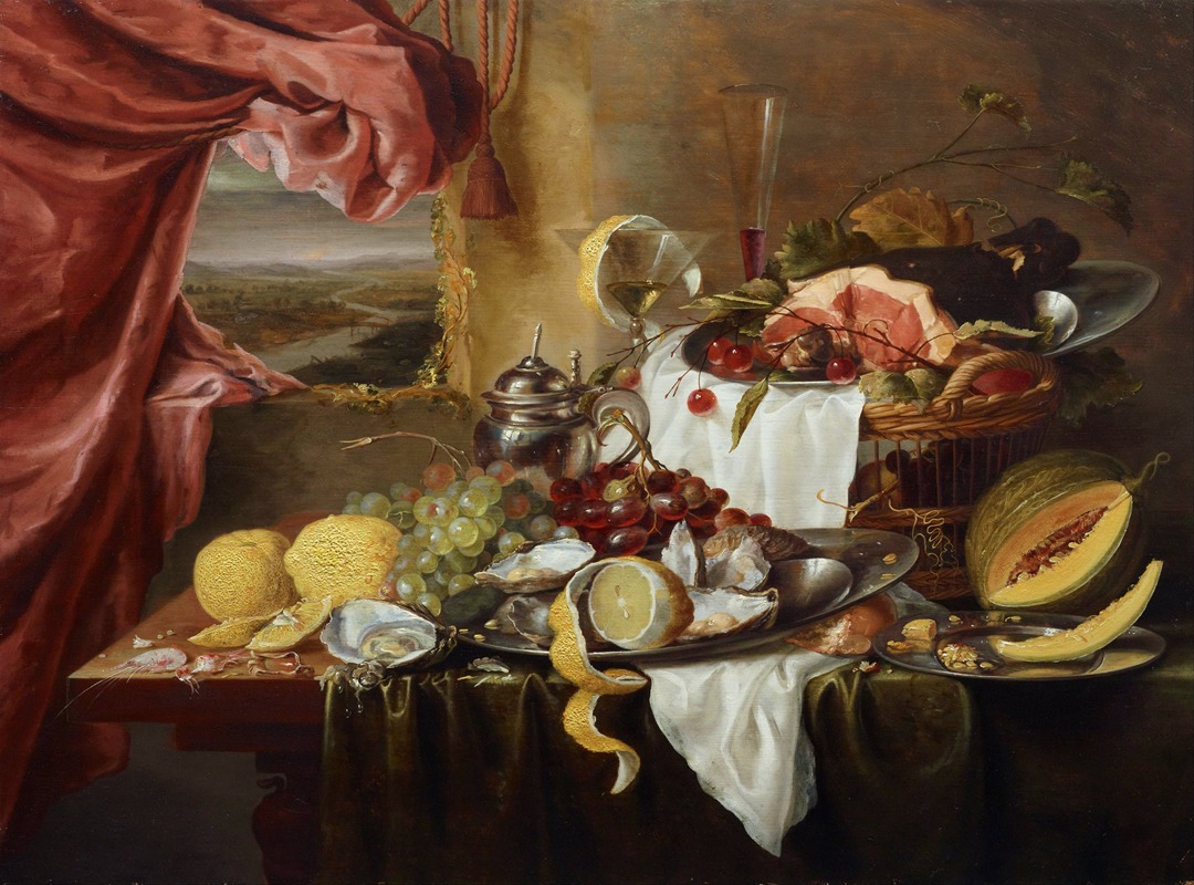 Still Life With Imaginary View by Laurens Craen — digital art print download