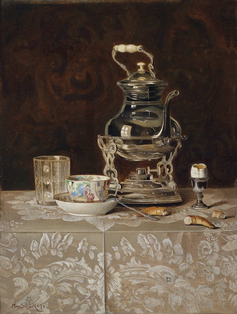 Stillleben Mit Samovar by Max Schödl — digital art print download