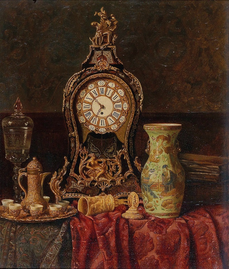 Still Life With Antiques by Max Schödl — digital art print download