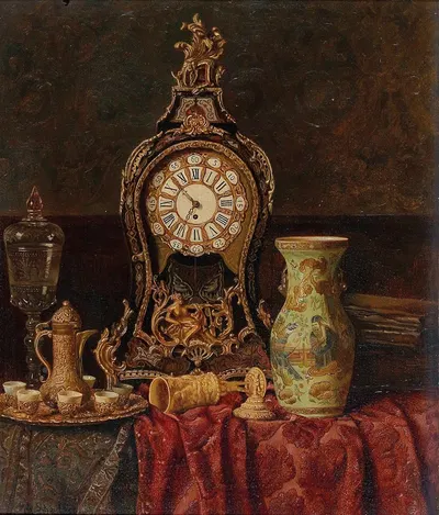 Still Life With Antiques by Max Schödl — digital art print download