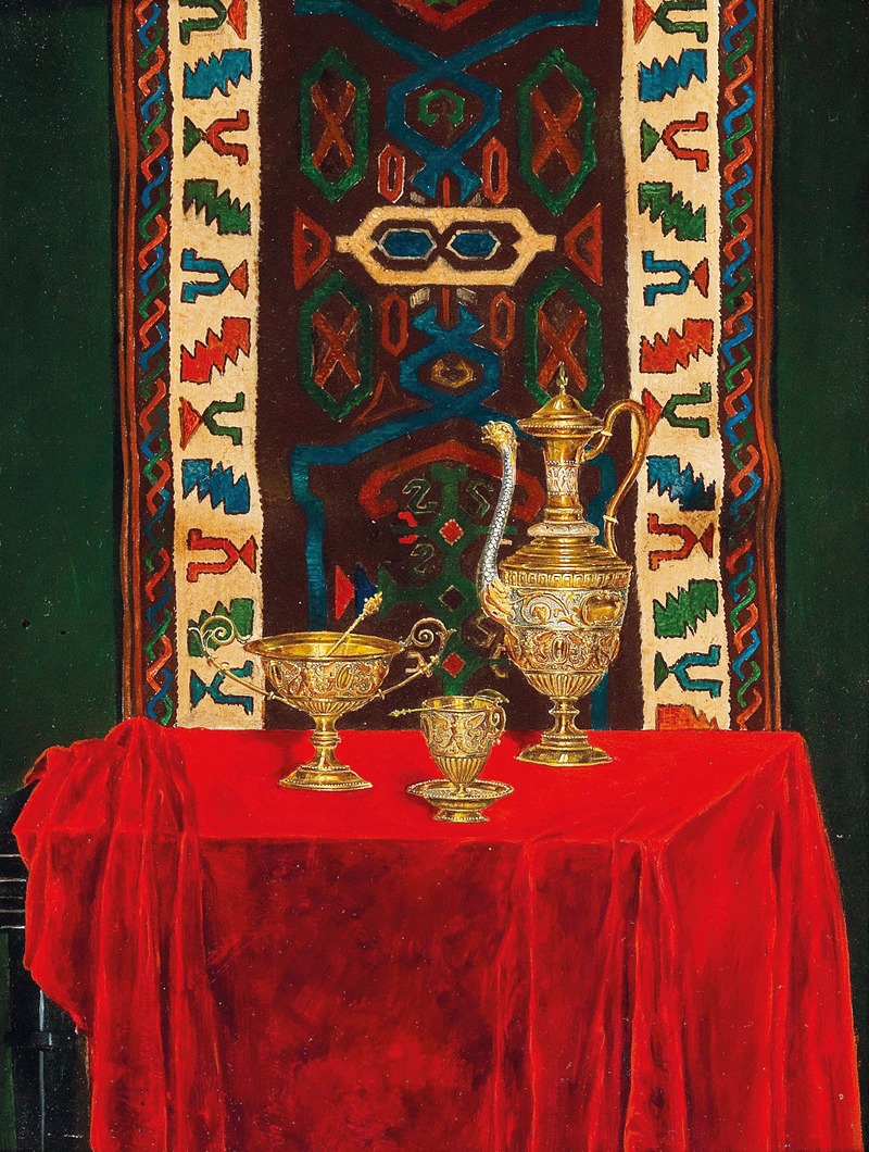 Still Life With Decorative Objects by Max Schödl — digital art print download