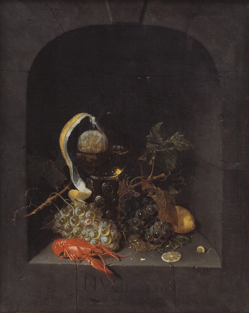 Still Life by Nicolaes van Gelder, 1672 — digital art print download