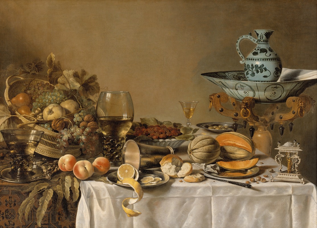 Still Life by Pieter Claesz, 1640 – 1649 — digital art print download