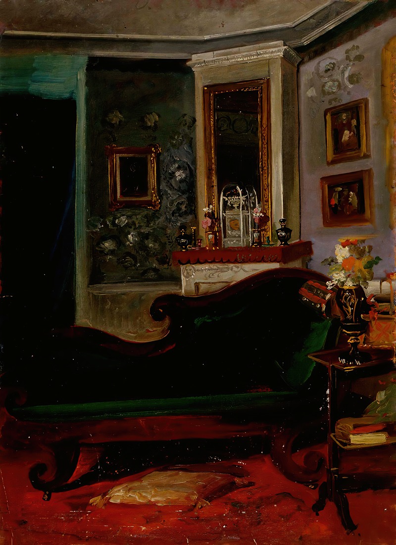 Green Sofa by Роберт Вильгельм Экман — digital art print download