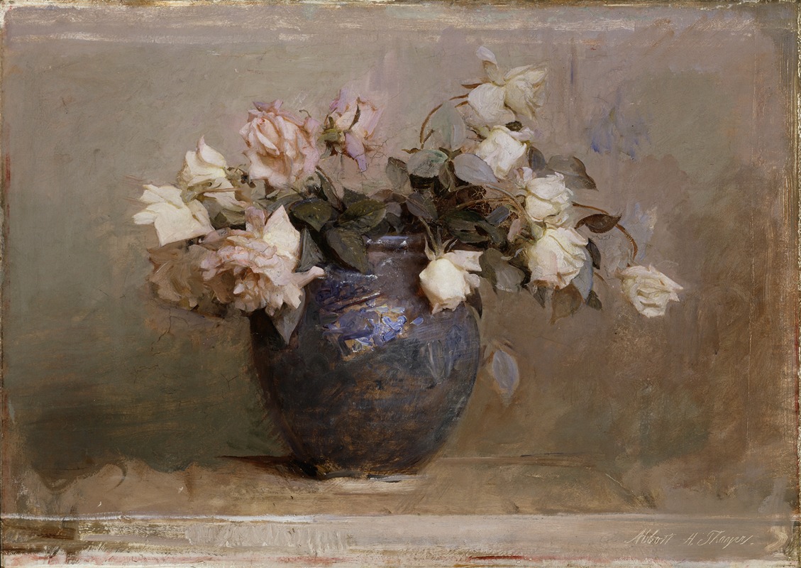Roses by Аббот Хандерсон Тейер, 1890 — digital art print download