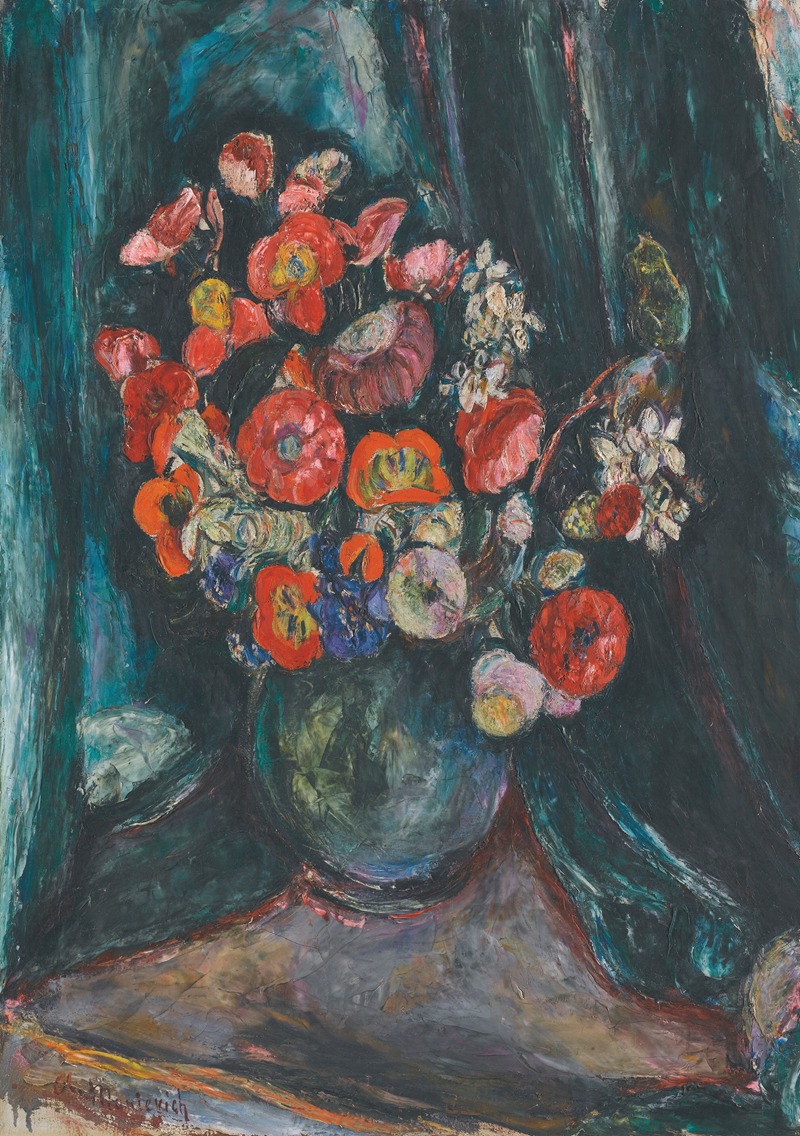 2 Still Life With Poppies by Абрахам Маневич — digital art print download