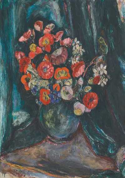 2 Still Life With Poppies by Абрахам Маневич — digital art print download