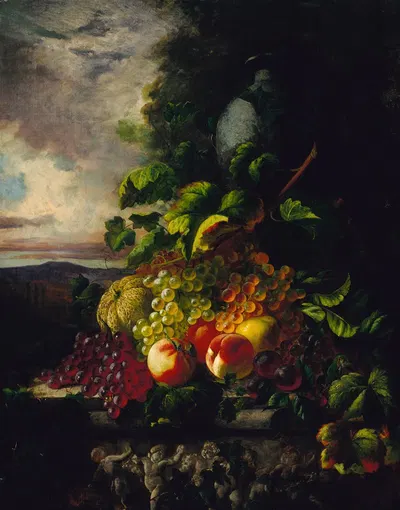 The Wealth Of Autumn by Andrew John Henry Way, 1869 — digital art print download