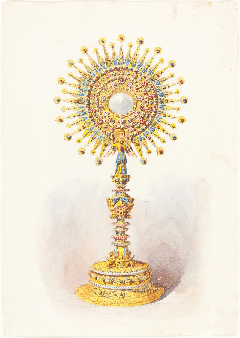 A Monstrance by Anonymous, c. 1860 — digital art print download