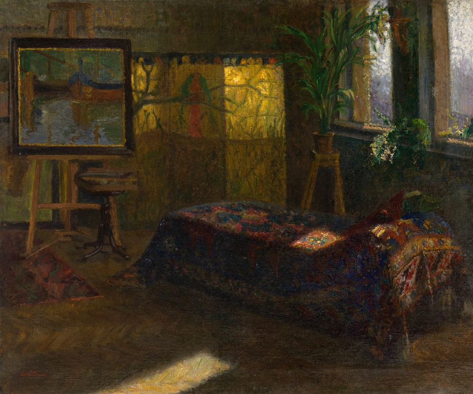 Mein Maleratelier in Abbazia — Leontine von Littrow