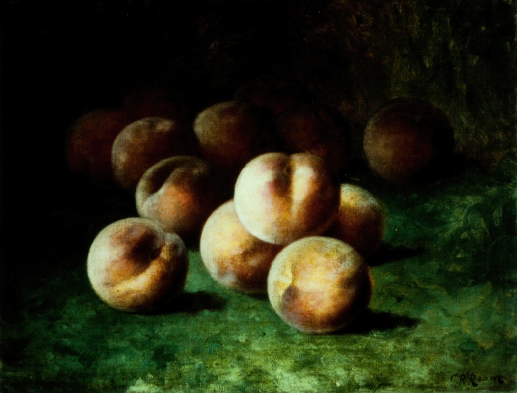 Peaches by Carducius Plantagenet Ream, c. 1870 — digital art print download