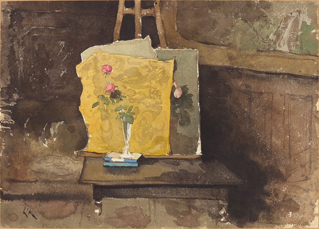 A Corner of a Studio by Анри-Жозеф Арпиньи — digital art print download