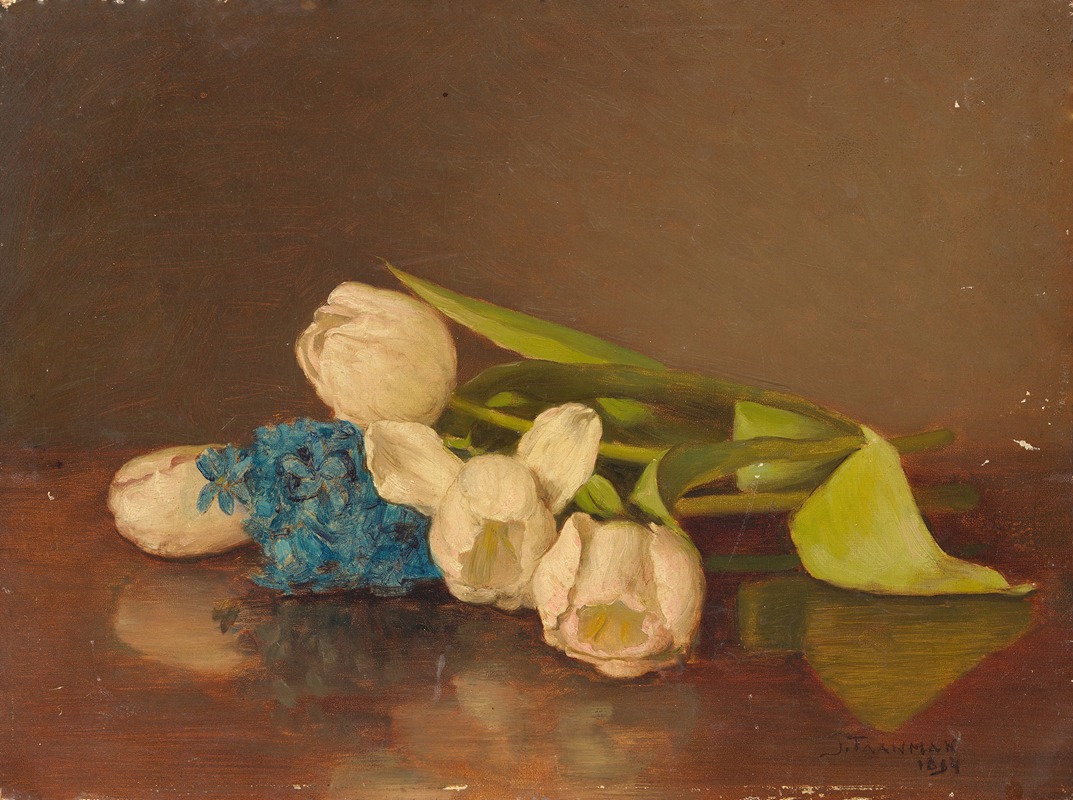 Liggende tulpen by Якоб Танман, 1894 — digital art print download