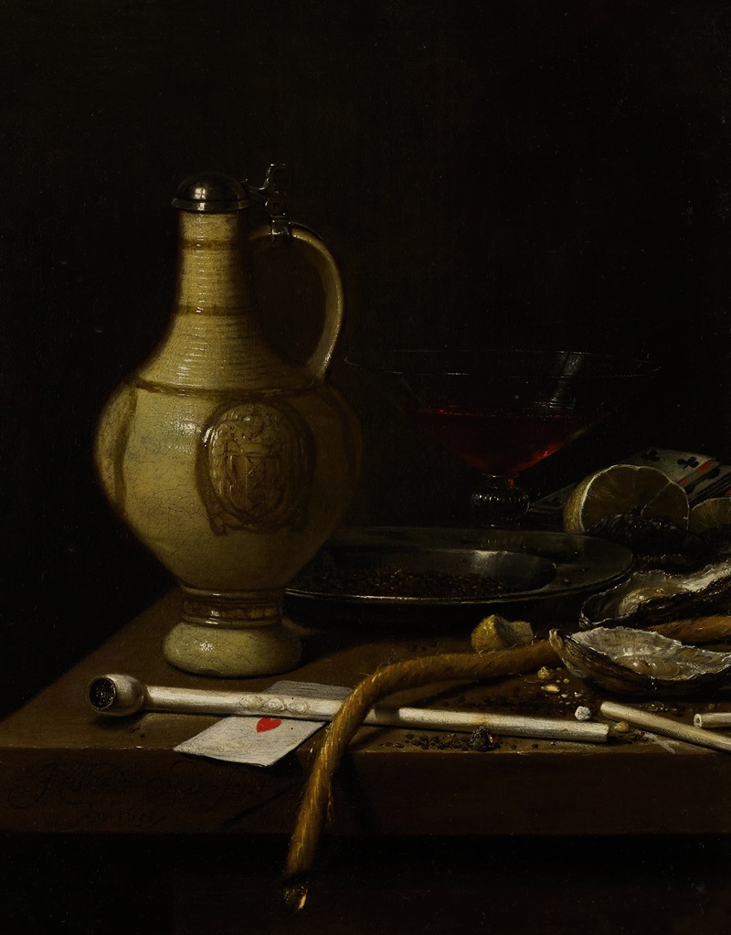 Still Life by Jan Jansz. van de Velde, 1658 — digital art print download