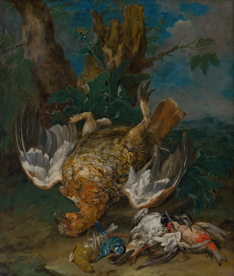 Still Life with a Grouse by Иоганн Георг де Гамильтон, 1720–1730 — digital art print download