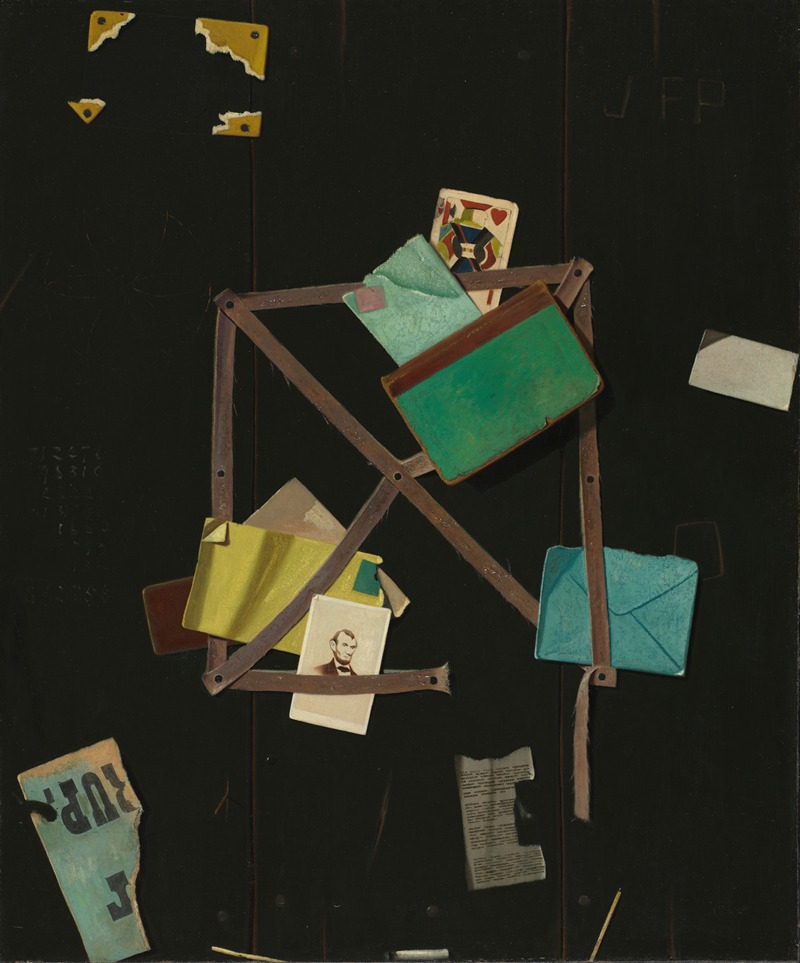 Card Rack with a Jack of Hearts — John Frederick Peto
