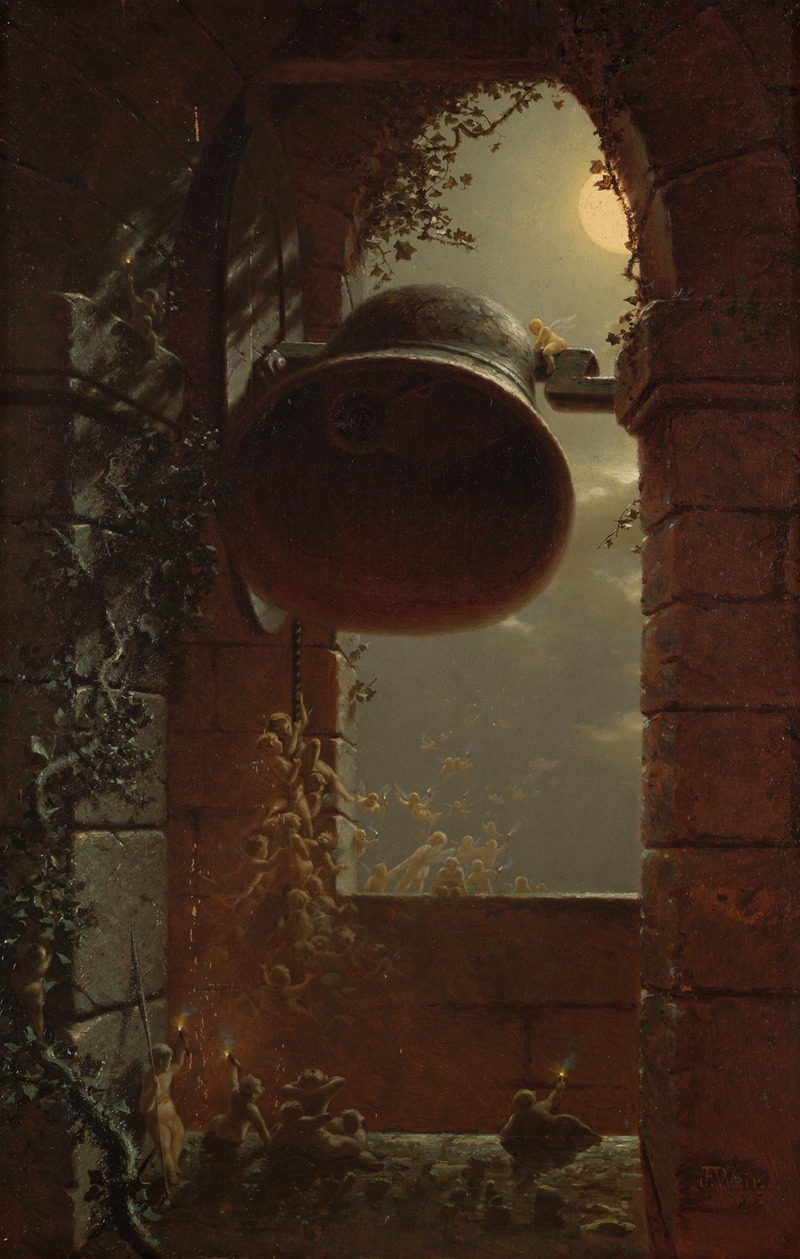 Christmas Eve by Джон Фергюсон Уир, 1865 — digital art print download