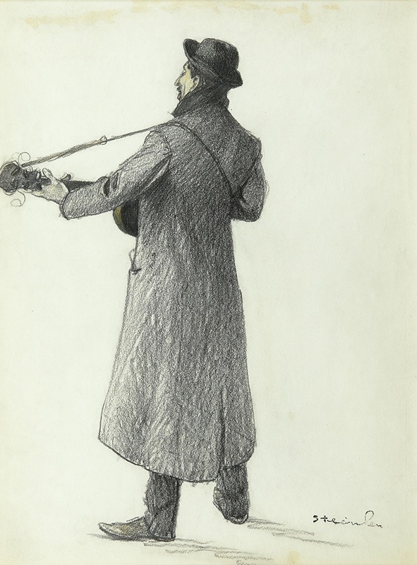 Musicien des rues by Теофиль Александр Стенлен — digital art print download