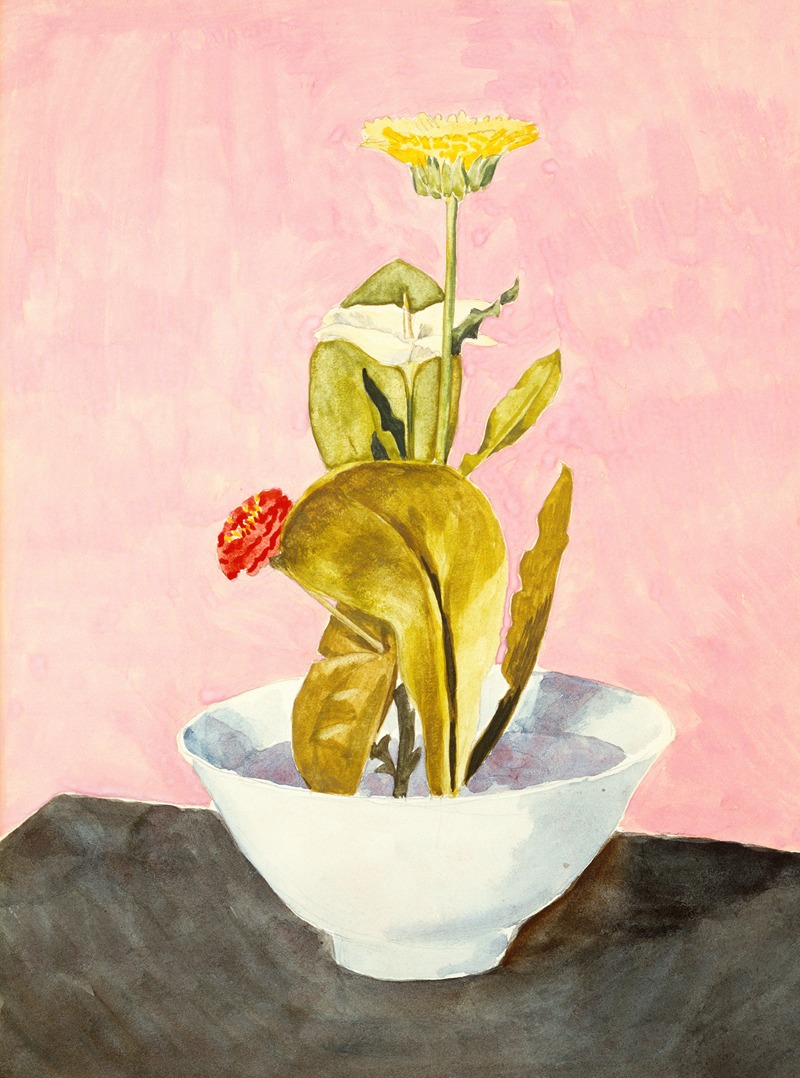 Bowl of Flowers — Morton Livingston Schamberg