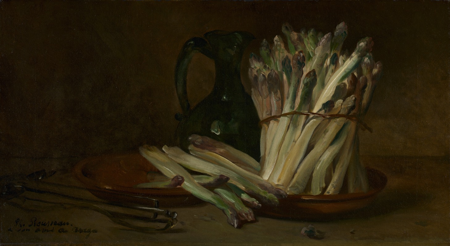 Still Life with Asparagus by Филипп Руссо, c. 1880 — digital art print download
