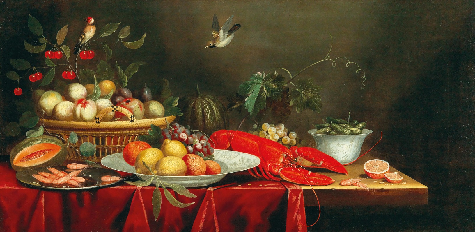 A Still Life With Fruit And A Lobster, — Pseudo-Simons