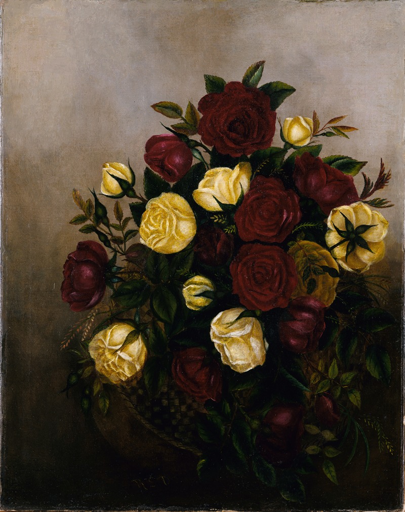 Roses Still Life by Роберт С. Дункансон — digital art print download