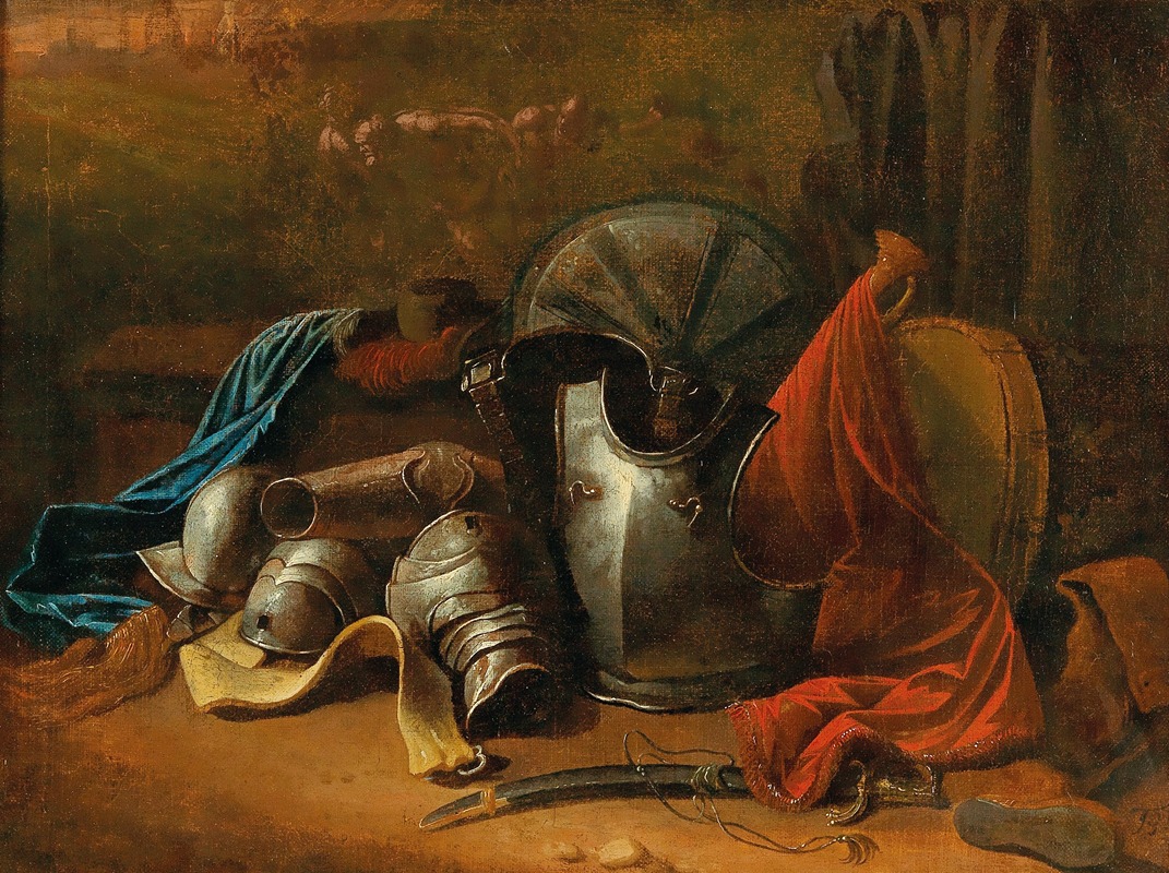 A still life with armour by Теодор Бойерманс — digital art print download