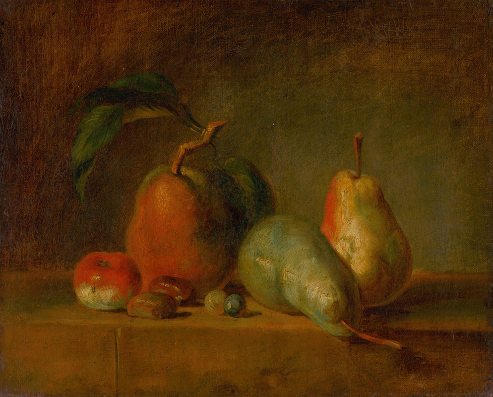 Still Life with Pears by Аноним, 1850–1860 — digital art print download