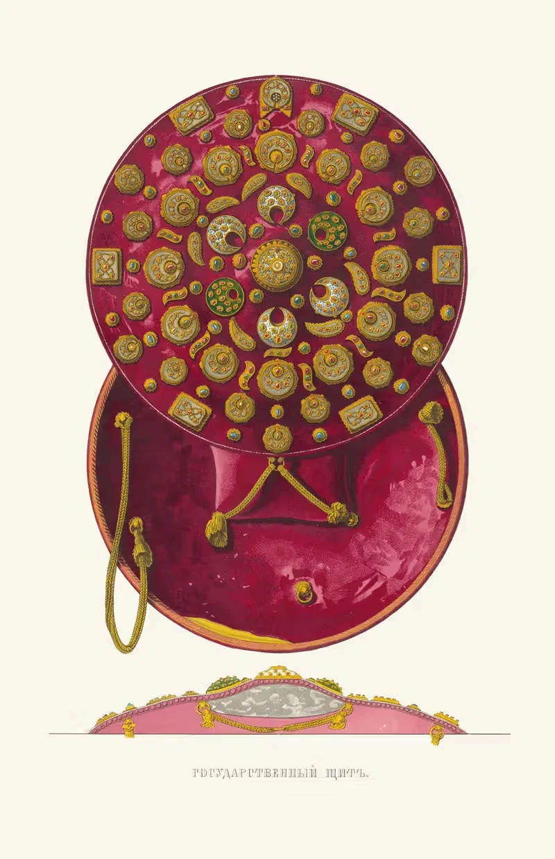 Государственный щит by Фёдор Григорьевич Солнцев, 1849 - 1853 — digital art print download