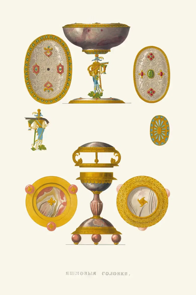 Iashmovye solonki by Fedor Grigoryevich Solntsev, 1849 - 1853 — digital art print download